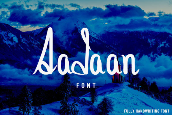 Aadaan: An Elegant Script Font for Modern Brand Identity