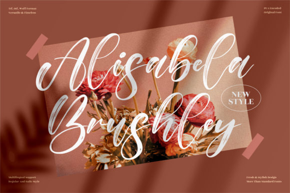 Alisabela Brushley Script Font for Handmade Creators