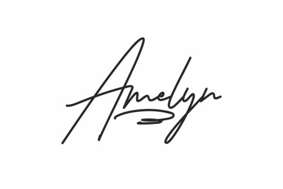 Amelyn: A Delicate Script Font for Elegant Editorial Design