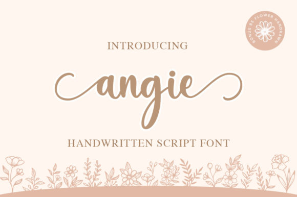 Angie Script Font for Warm, Playful Branding