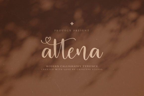 Attena Script Font for Polished, Personable Branding