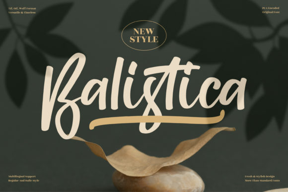 Balistica Script Font for Elegant Branding