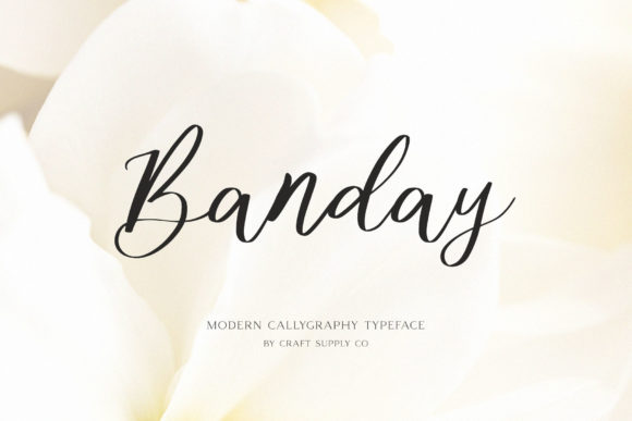 Banday: A Refined Script Font for Editorial Elegance