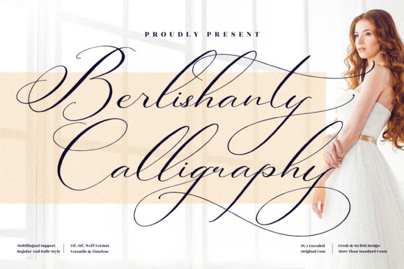 Berlishanty Calligraphy: A Graceful Script Handwritten Font for Makers