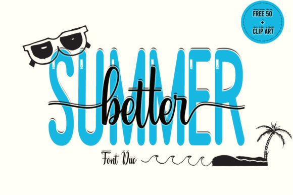 Better Summer: A Versatile Script Handwritten Font Duo