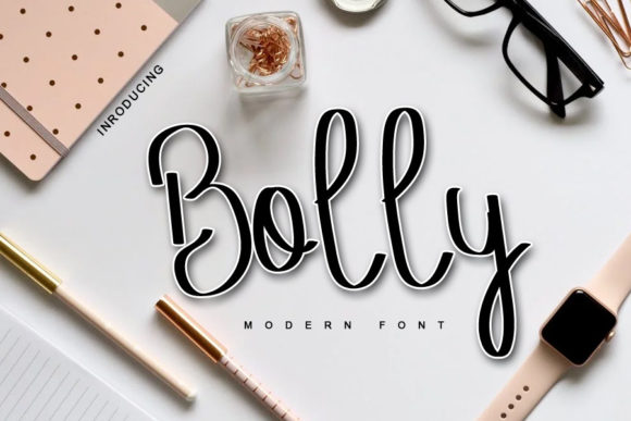 Bolly: A Chic Script Font for Elegant Branding