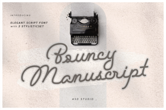 Bouncy Manuscript Font for Luxury Branding & Campaign Design