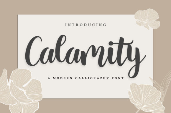 Calamity Script Font for Elegant Handmade Design