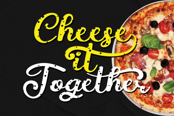 Cheese It Together: A Refined Script Font for Editorial Design