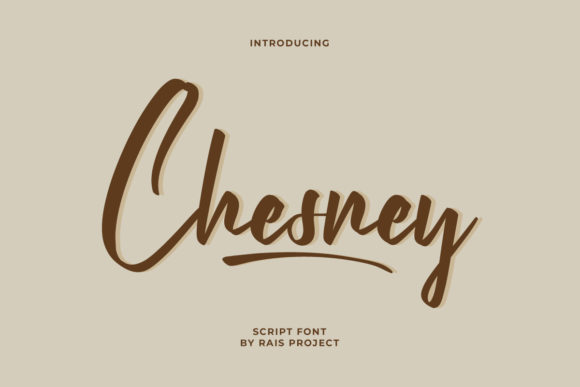 Chesney: A Refined Script Handwritten Font for Elegant Design
