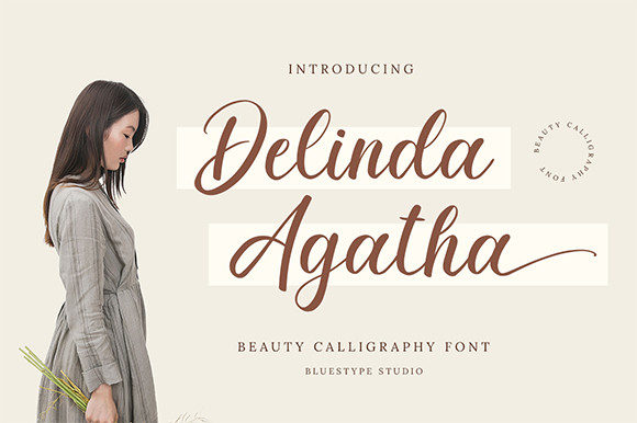 Delinda Agatha: A Delicate Script Font for Elegant Web Design