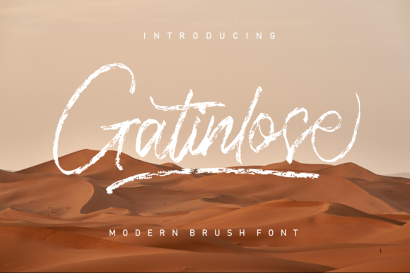 Gatinlose: A Modern Script Handwritten Font for Brand Elegance