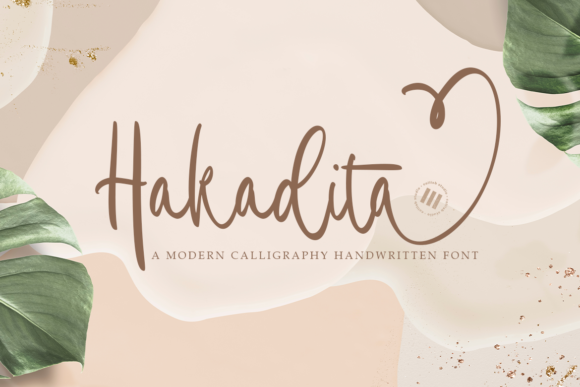 Hakadita: A Script Handwritten Font for Elegant Branding