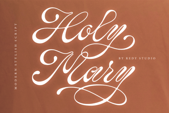 Holy Mary Script Font for Digital Branding