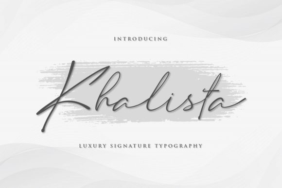 Khalista Script Font for Handcrafted Branding