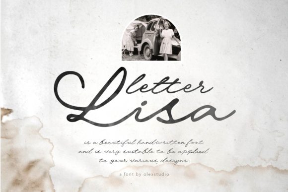 Letter Lisa: A Chic Script Handwritten Font for Digital Design