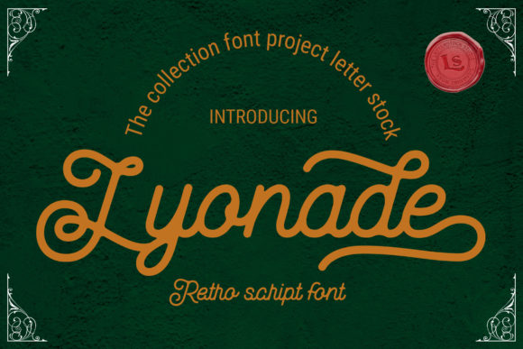 Lyonade: A Vintage Script Font for Elegant Editorial Design