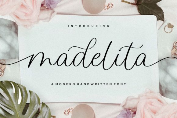 Madelita Script Font for Elegant Handmade Branding
