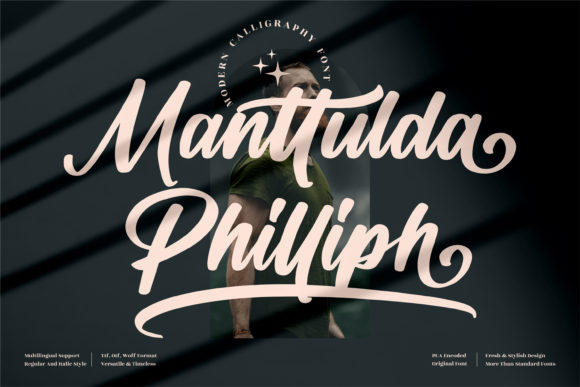 Manttulda Philliph: A Delicate Script Font for Elegant Branding