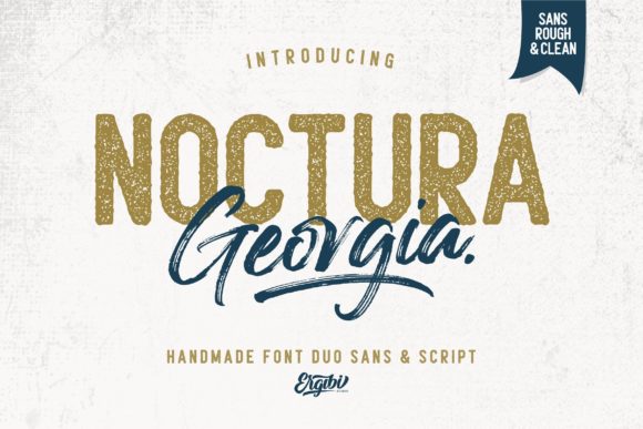 Noctura Georgia Font for Small Business Branding