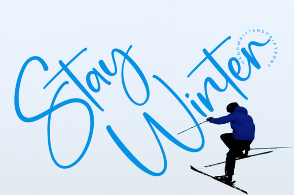 Stay Winter Script Font for Handmade Creatives