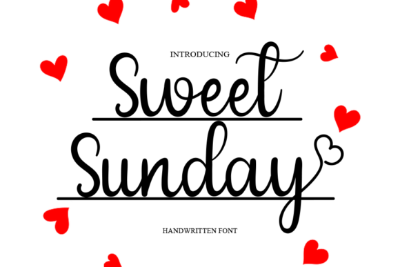 Sweet Sunday: A Romantic Script Handwritten Font for Editorial Design