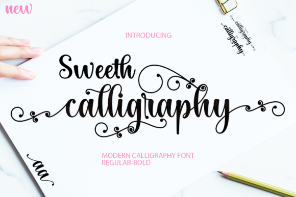 Sweeth Calligraphy: A Modern Script Font for Digital Branding