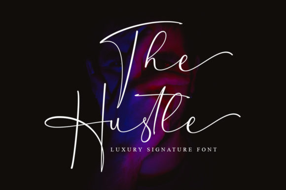 The Hustle Script Font for Elegant Branding