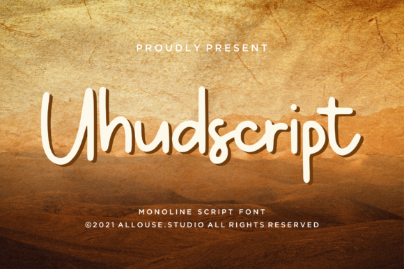Uhudscript: A Delicate Script Font for Editorial Elegance