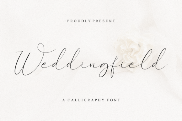 Weddingfield Script Font for Elegant Handmade Products