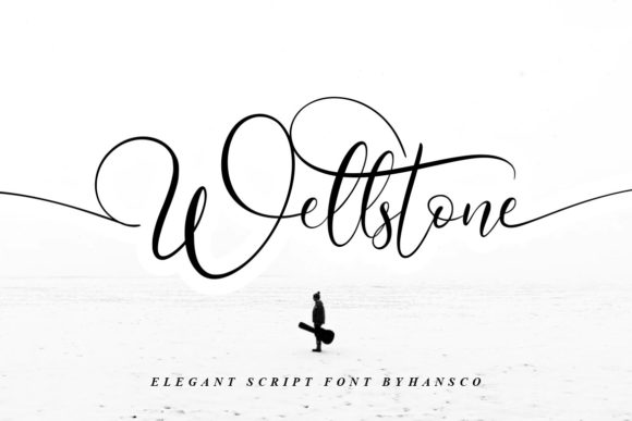 Wellstone: A Script Handwritten Font for Elegant Editorial Design